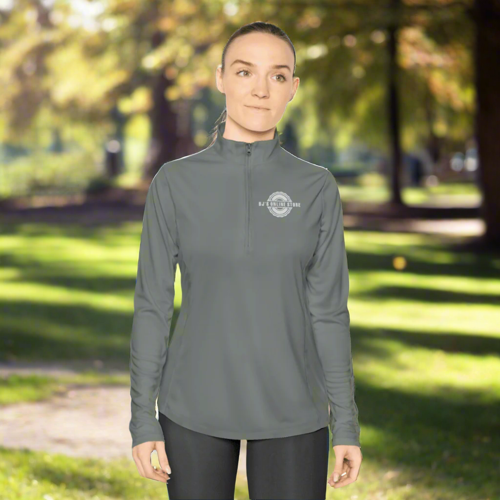 ladies quarter zip pullover