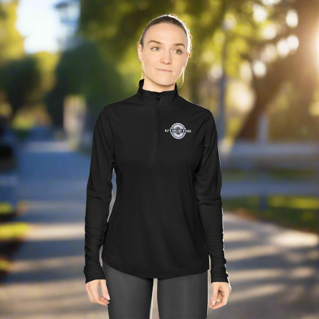 ladies quarter zip pullover