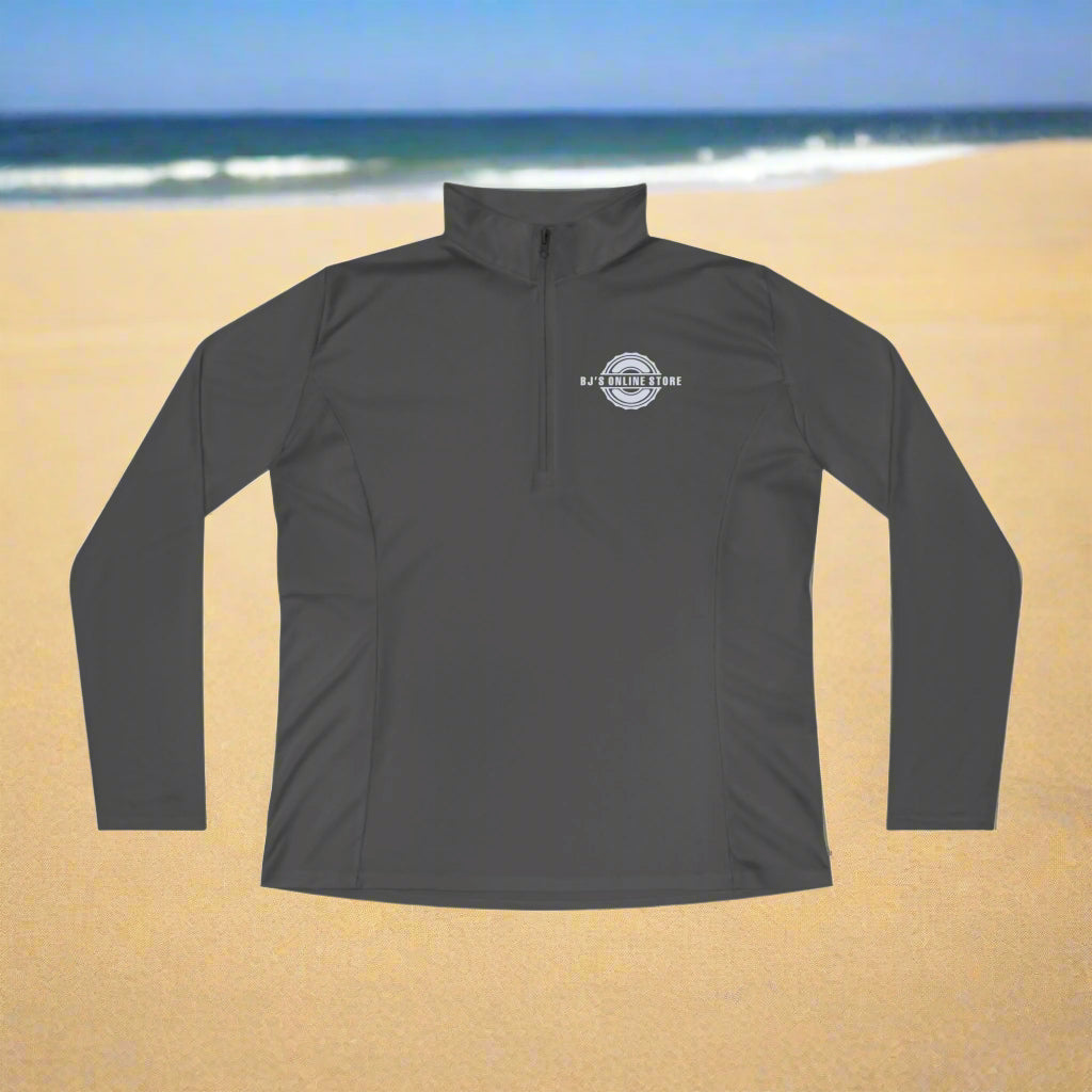 womens quarter zip tops