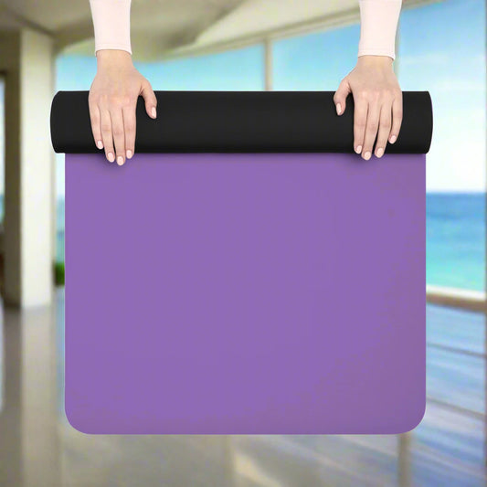Non-Slip Rubber Yoga Mat, Fitness Gear, Exercise Accessories, Home Gym, Yoga Practice, Meditation Space