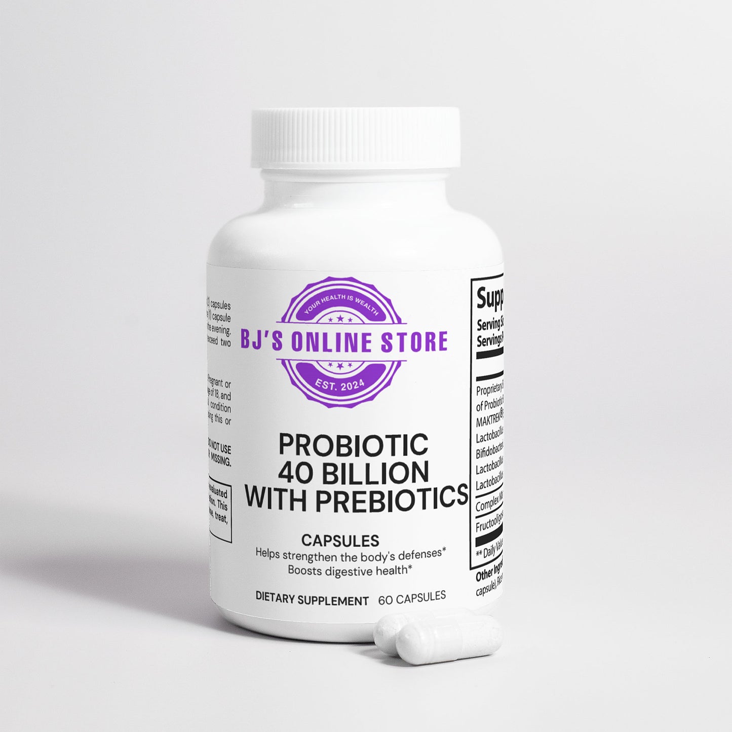 Probiotic 40 Billion with Prebiotics