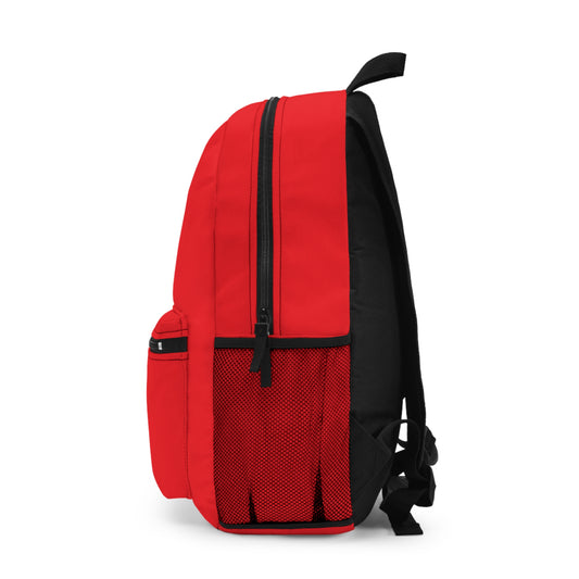 Stylish Red Backpack - Perfect for School, Travel & Everyday Use
