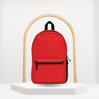 Stylish Red Backpack - Perfect for School, Travel & Everyday Use