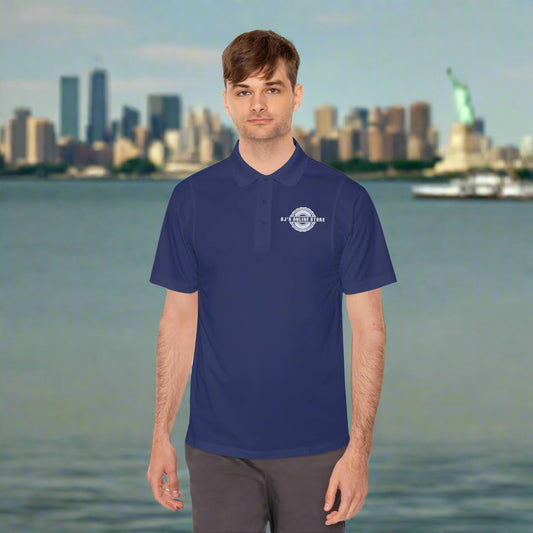 athletic fit polo shirts for men