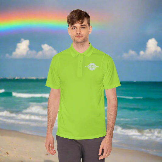 athletic fit polo shirts for men
